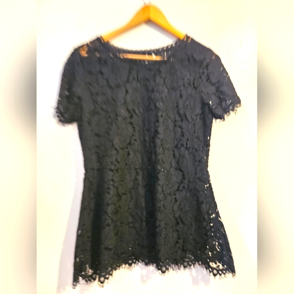 IAMNYC short-sleeved multi layered intricate print